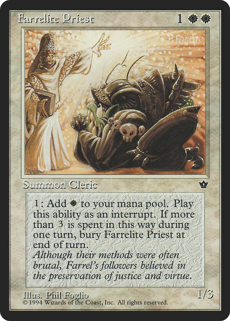 Farrelite Priest (FEM-004) [Fallen Empires] MTG Single Wizards of the Coast