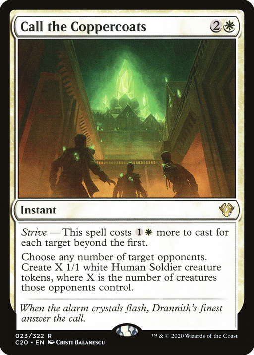 Call the Coppercoats (C20-023) [Commander 2020] MTG Single Wizards of the Coast