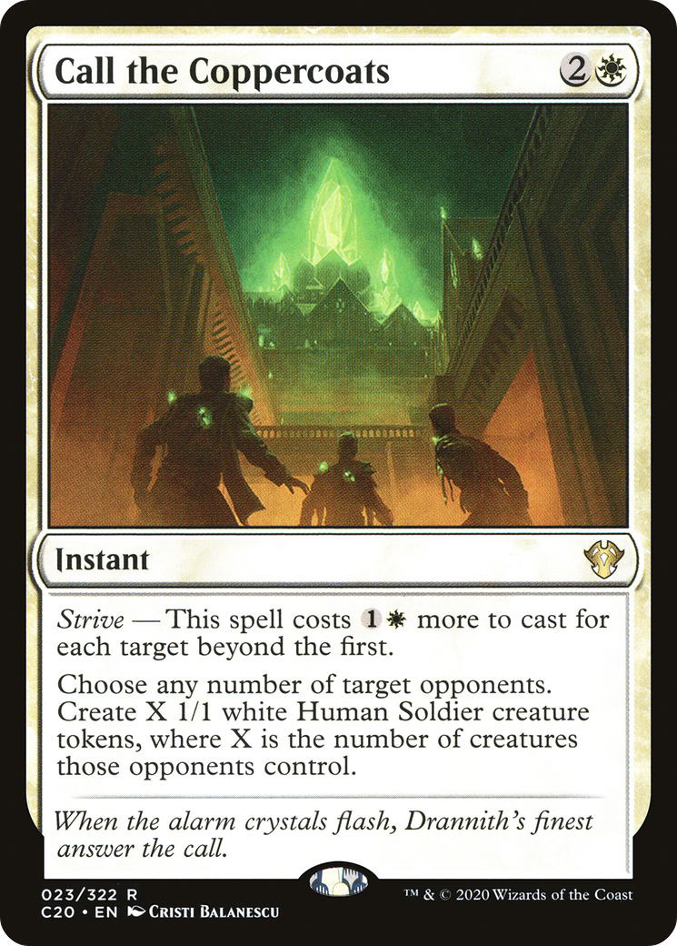 Call the Coppercoats (C20-023) [Commander 2020] MTG Single Wizards of the Coast