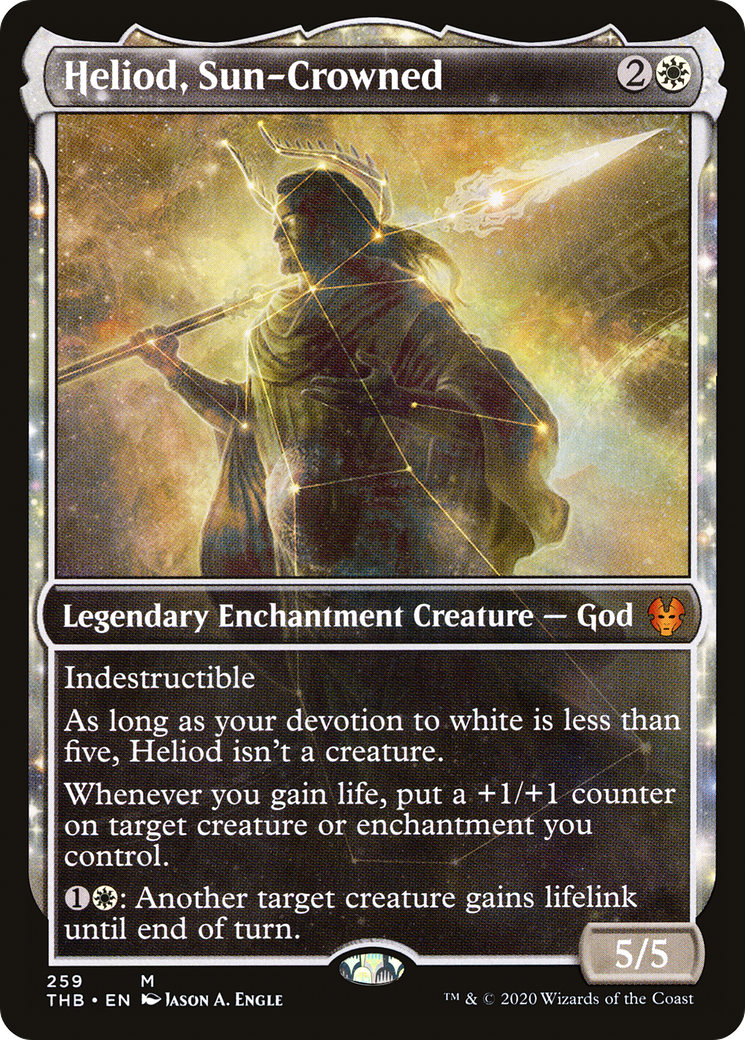 Heliod, Sun-Crowned (THB-259) [Theros Beyond Death] (Showcase) MTG Single Wizards of the Coast