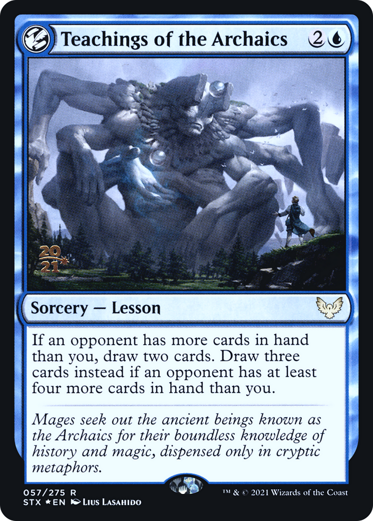 Teachings of the Archaics (PRE-57S) [Strixhaven: School of Mages Promos] Foil MTG Single Wizards of the Coast