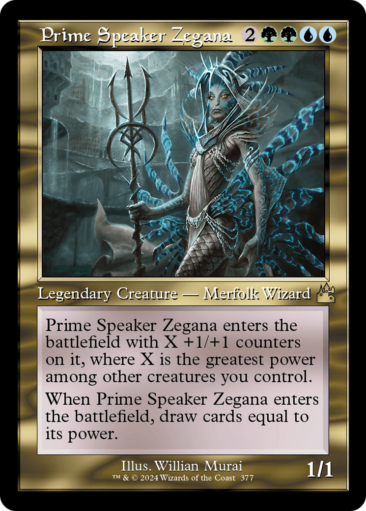Prime Speaker Zegana (RVR-377) [Ravnica Remastered] MTG Single Wizards of the Coast