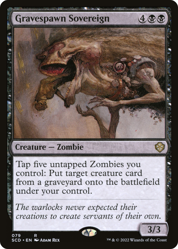 Gravespawn Sovereign (SCD-079) [Starter Commander Decks] MTG Single Wizards of the Coast