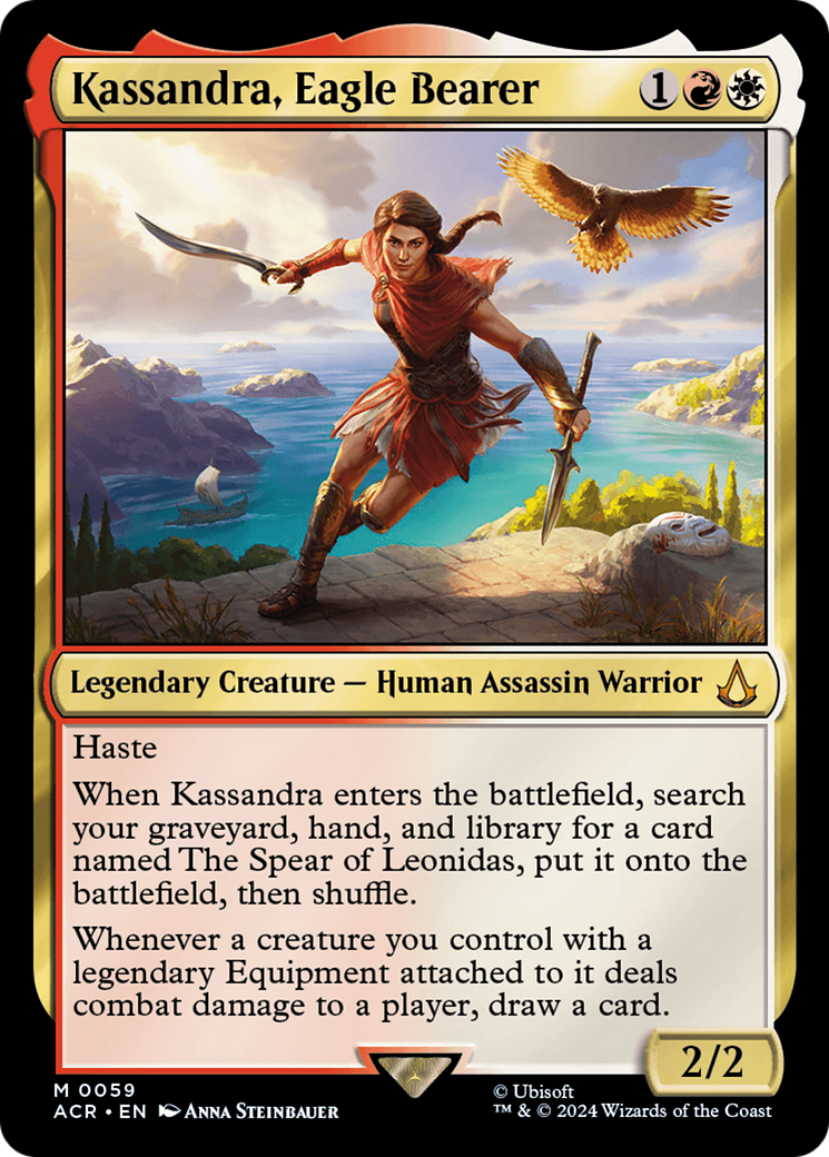 Kassandra, Eagle Bearer (ACR-059) [Assassin's Creed] Foil MTG Single Wizards of the Coast