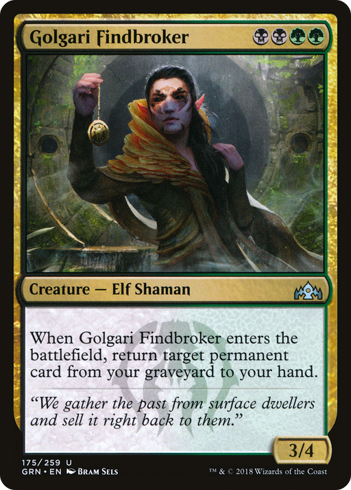Golgari Findbroker (GRN-175) [Guilds of Ravnica] Foil MTG Single Wizards of the Coast