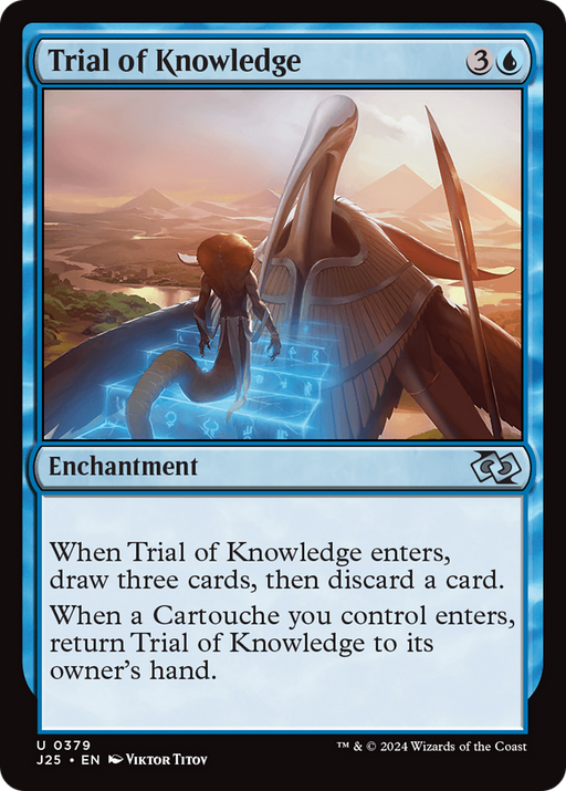 Trial of Knowledge (J25-379) [Foundations Jumpstart] MTG Single Wizards of the Coast