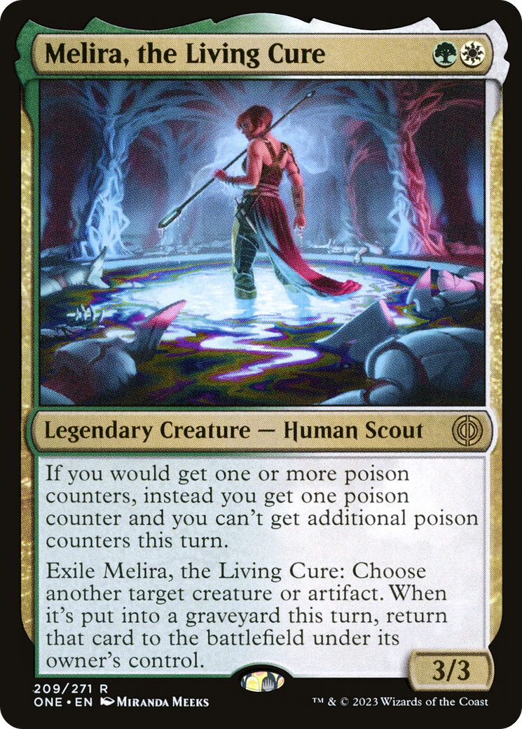 Melira, the Living Cure (ONE-209) [Phyrexia: All Will Be One] Foil MTG Single Wizards of the Coast