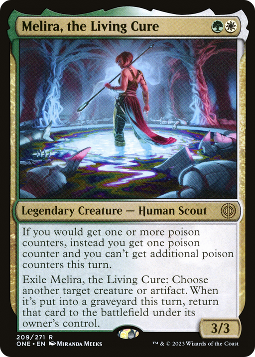 Melira, the Living Cure (ONE-209) [Phyrexia: All Will Be One] Foil MTG Single Wizards of the Coast