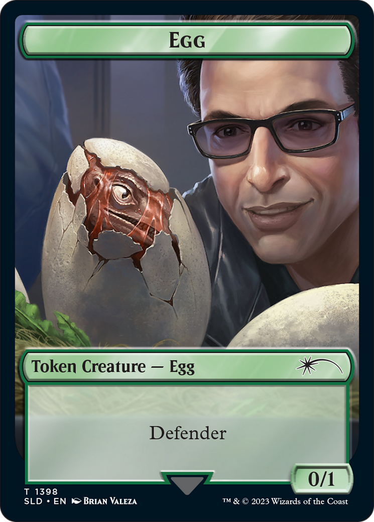 Egg Token (SLD-1398) [Secret Lair] Drop MTG Single Wizards of the Coast
