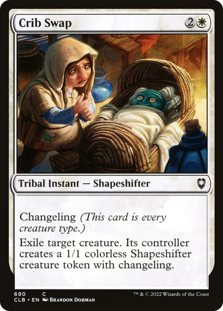 Crib Swap (CLB-690) [Commander Legends: Battle for Baldur's Gate] MTG Single Wizards of the Coast