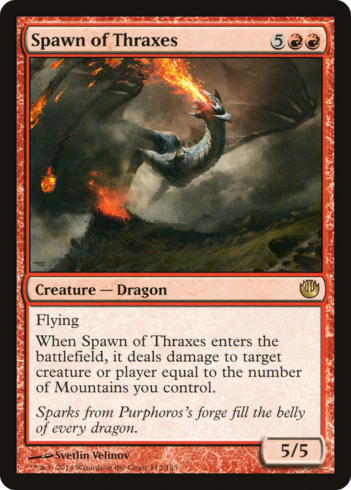 Spawn of Thraxes (JOU-112) [Journey into Nyx] Foil MTG Single Wizards of the Coast