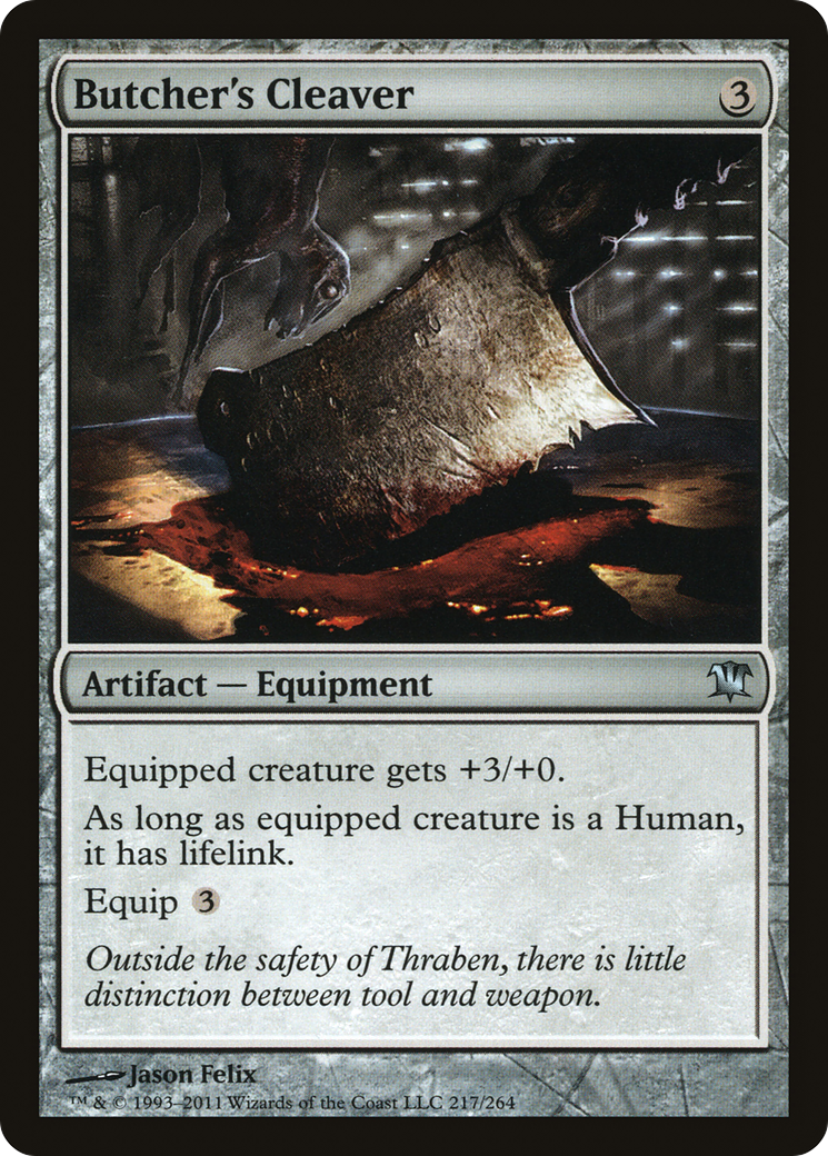 Butcher's Cleaver [Innistrad] MTG Single Magic: The Gathering