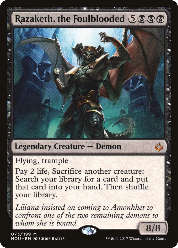 Razaketh, the Foulblooded (HOU-073) [Hour of Devastation] MTG Single Wizards of the Coast