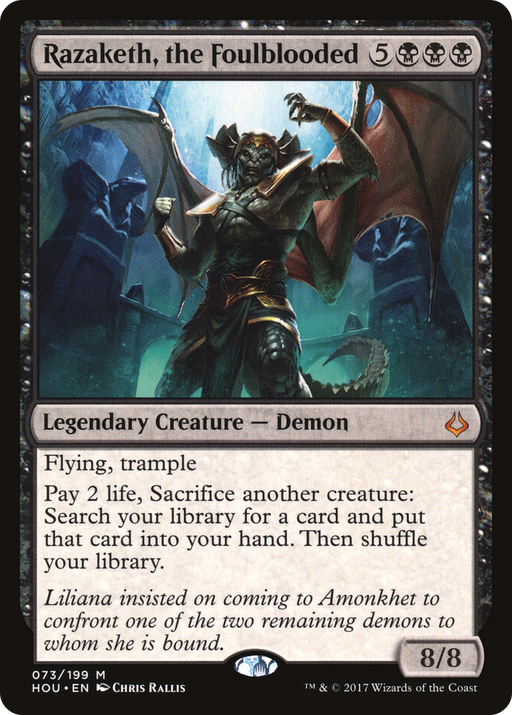 Razaketh, the Foulblooded (HOU-073) [Hour of Devastation] MTG Single Wizards of the Coast