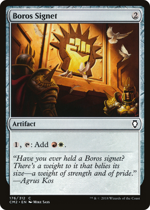 Boros Signet (CM2-176) [Commander Anthology Volume II] MTG Single Wizards of the Coast