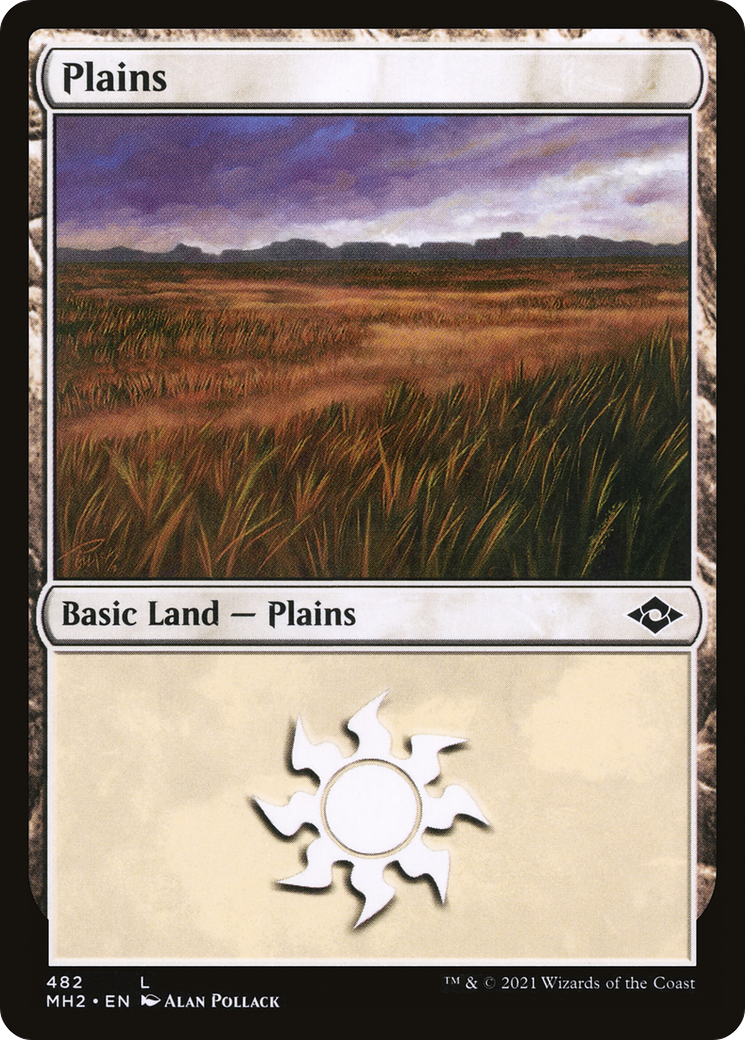 Plains (MH2-482) [Modern Horizons 2] MTG Single Modern Horizons 2