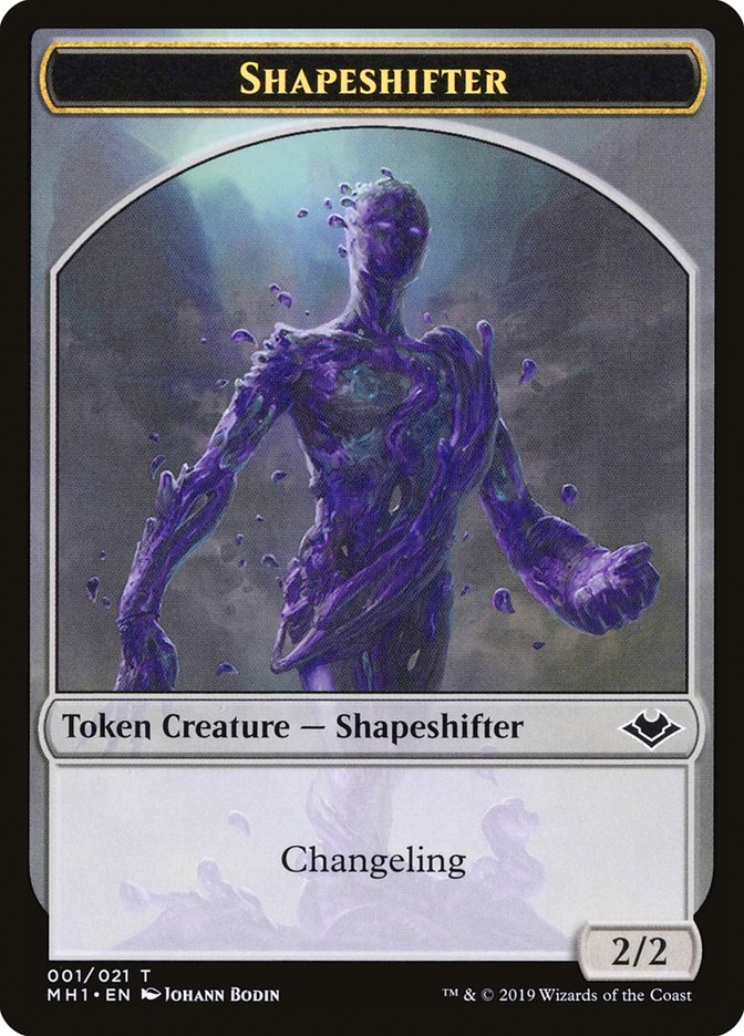 Shapeshifter Token [Tokens] Modern Horizons Tokens MTG Single Magic: The Gathering