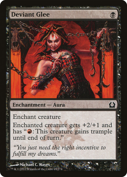 Deviant Glee (RTR-065) [Return to Ravnica] Foil MTG Single Wizards of the Coast