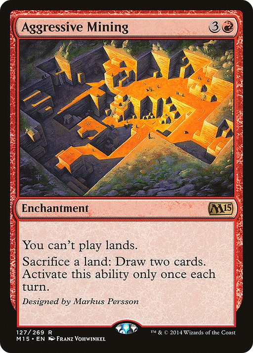 Aggressive Mining (M15-127) [Magic 2015] MTG Single Wizards of the Coast