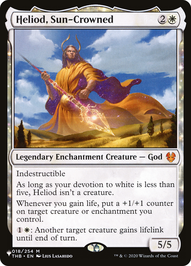 Heliod, Sun-Crowned (LIST-THB-18) [Mystery Booster] The List Reprints MTG Single Wizards of the Coast