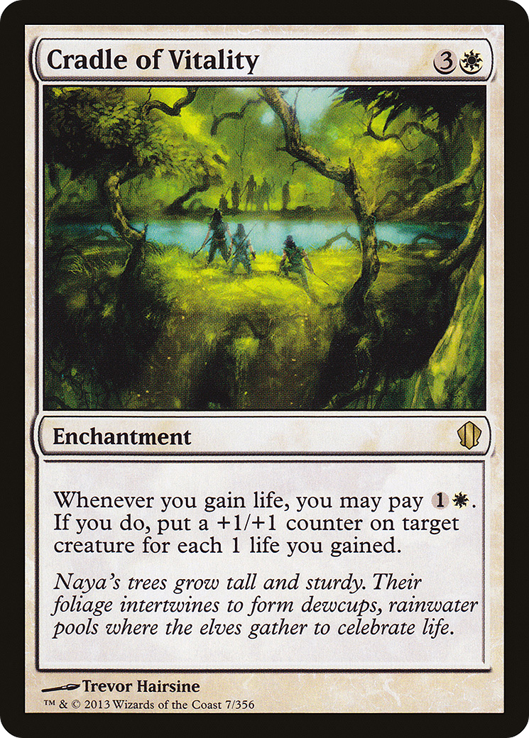Cradle of Vitality (C13-007) [Commander 2013] MTG Single Wizards of the Coast