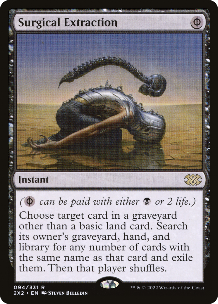 Surgical Extraction (2X2-094) [Double Masters 2022] Foil MTG Single Wizards of the Coast