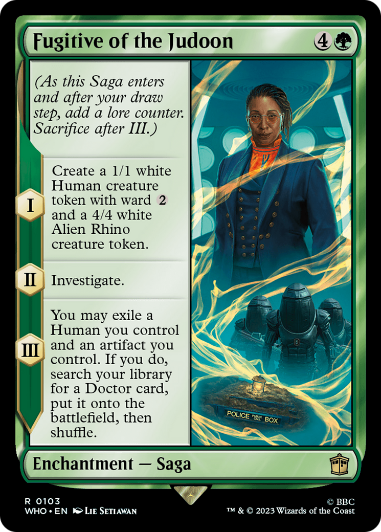 Fugitive of the Judoon (WHO-103) [Doctor Who] Foil MTG Single Wizards of the Coast