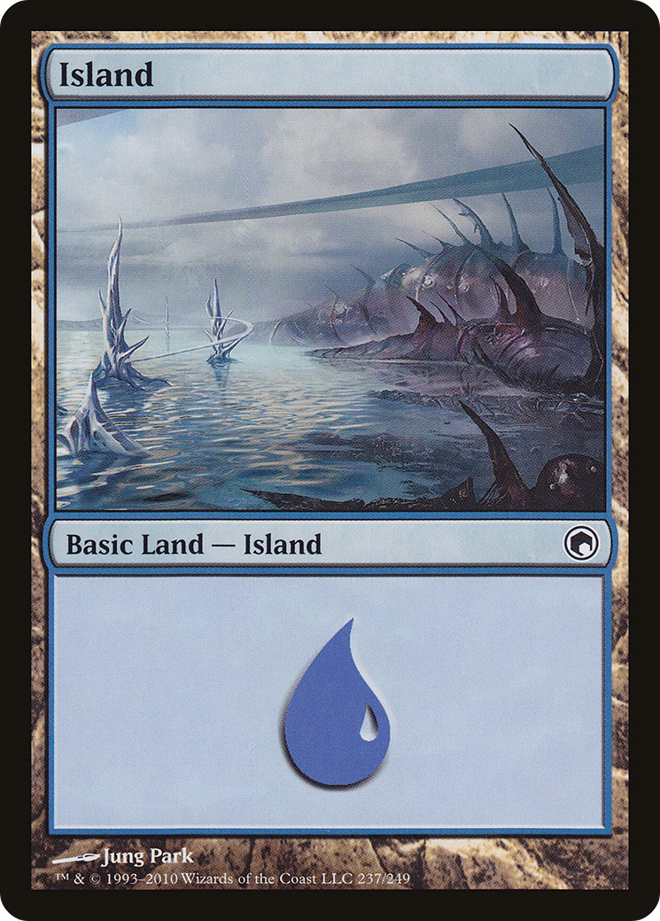 Island (SOM-237) [Scars of Mirrodin] MTG Single Wizards of the Coast