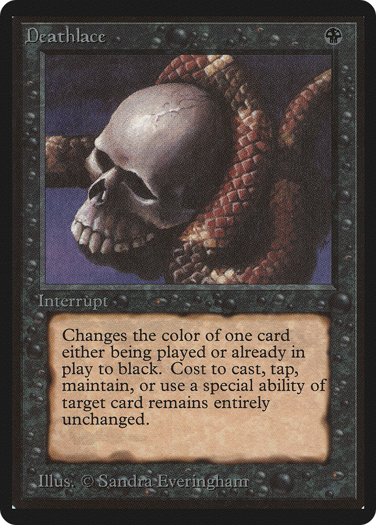Deathlace (LEB-) [Oldschool] Limited Edition Beta MTG Single Wizards of the Coast