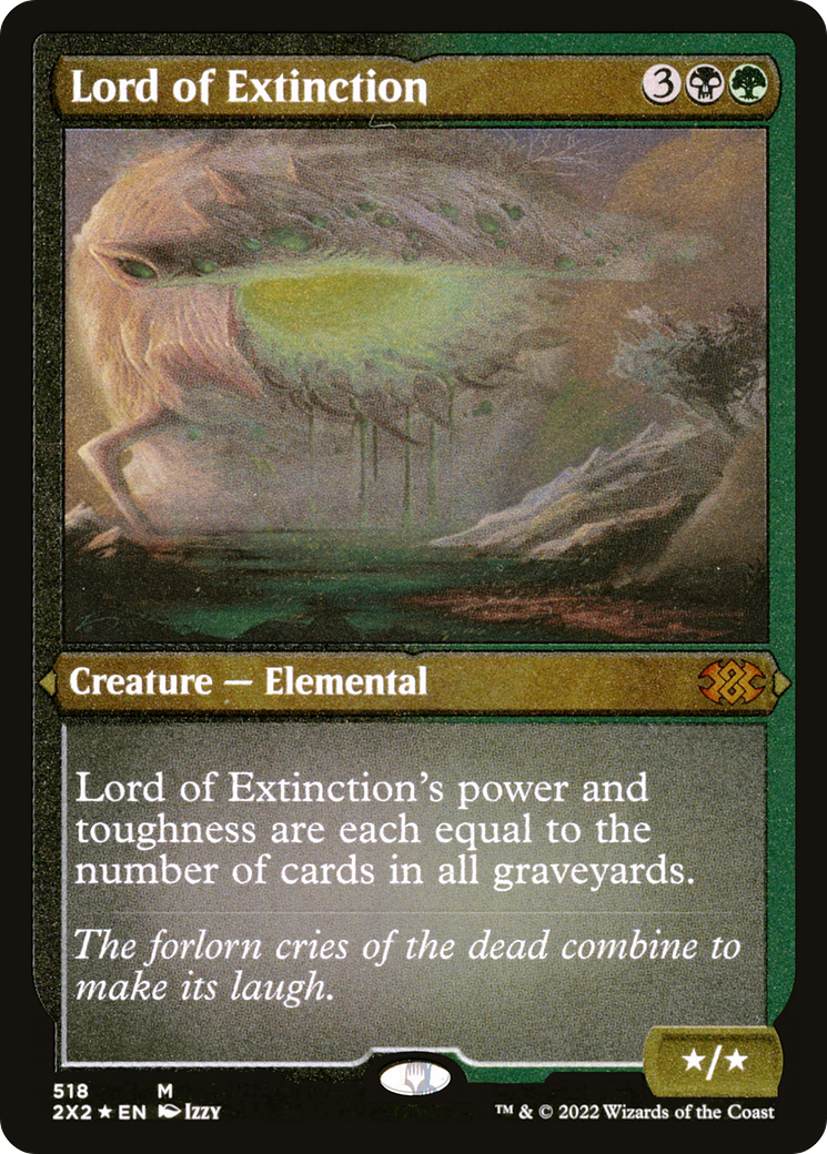 Lord of Extinction (Foil Etched) (2X2-518) [Double Masters 2022] Foil MTG Single Wizards of the Coast