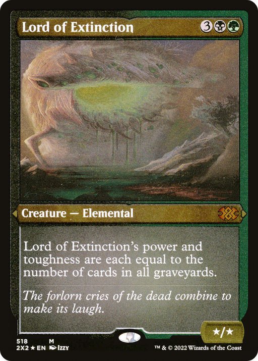 Lord of Extinction (Foil Etched) (2X2-518) [Double Masters 2022] Foil MTG Single Wizards of the Coast