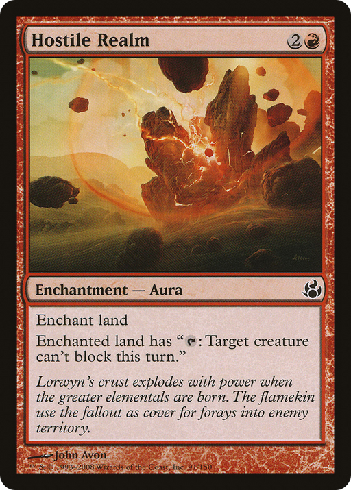 Hostile Realm (MOR-091) [Morningtide] MTG Single Wizards of the Coast