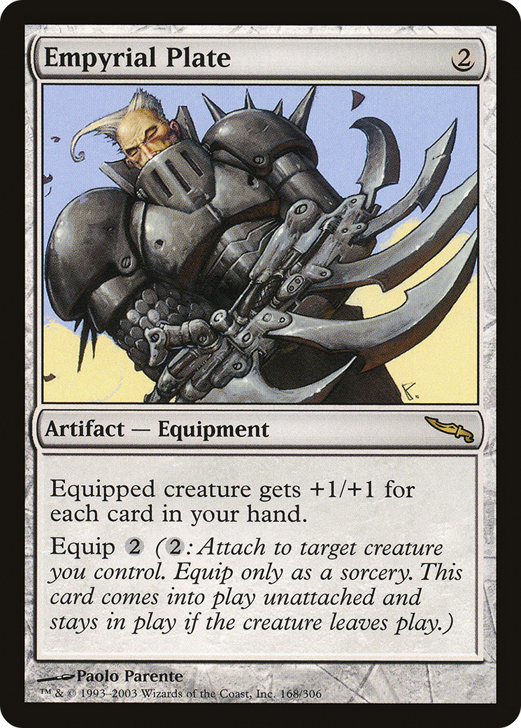 Empyrial Plate (MRD-168) [Mirrodin] MTG Single Wizards of the Coast