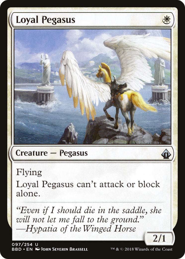 Loyal Pegasus (BBD-097) [Battlebond] Foil MTG Single Wizards of the Coast