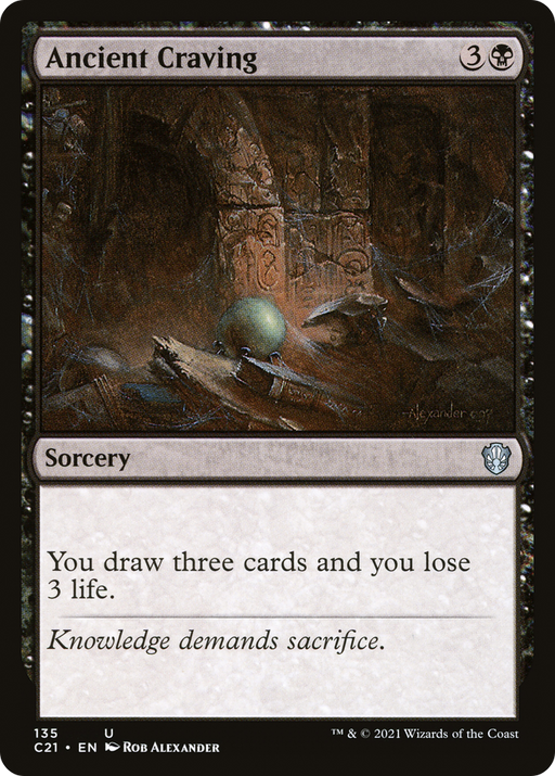 Ancient Craving (C21-135) [Commander 2021] MTG Single Wizards of the Coast