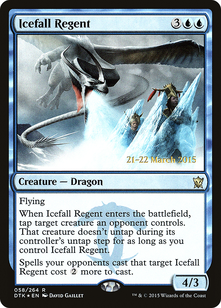 Icefall Regent (PRE-058) [Dragons of Tarkir Promos] Foil MTG Single Wizards of the Coast