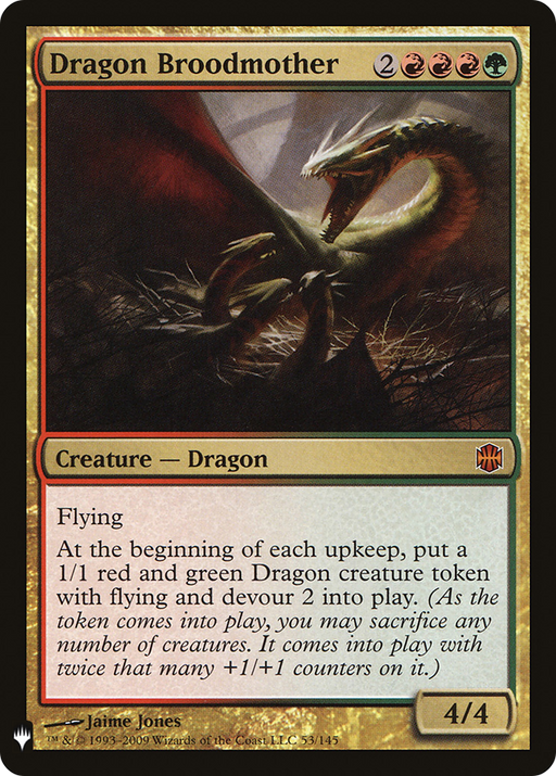 Dragon Broodmother (LIST-053) [Mystery Booster] The List MTG Single Wizards of the Coast