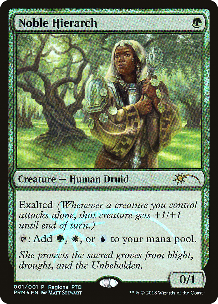 Noble Hierarch (PTP-001) [Misc] Pro Tour Promos Foil MTG Single Wizards of the Coast