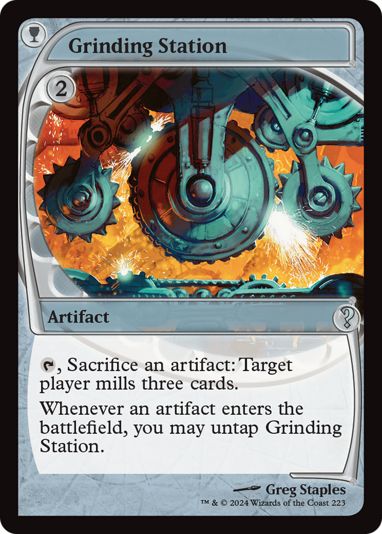 Grinding Station (Future Sight) (MB2-223) [Mystery Booster] Mystery Booster 2 MTG Single Wizards of the Coast