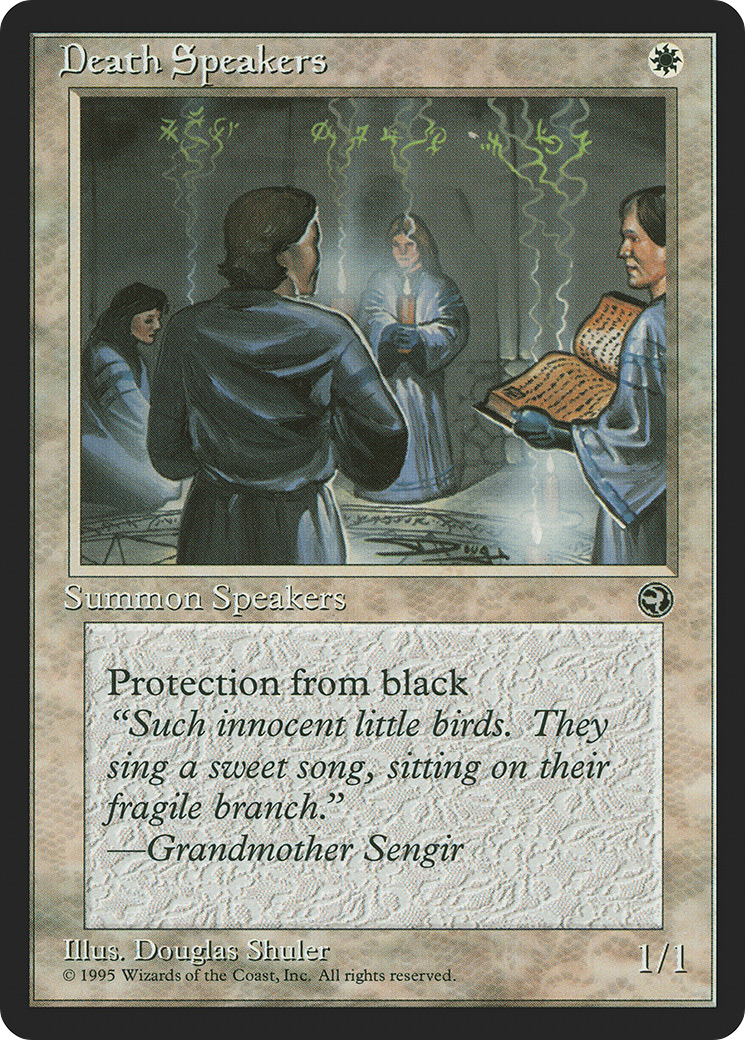 Death Speakers (HML-) [Homelands] MTG Single Wizards of the Coast