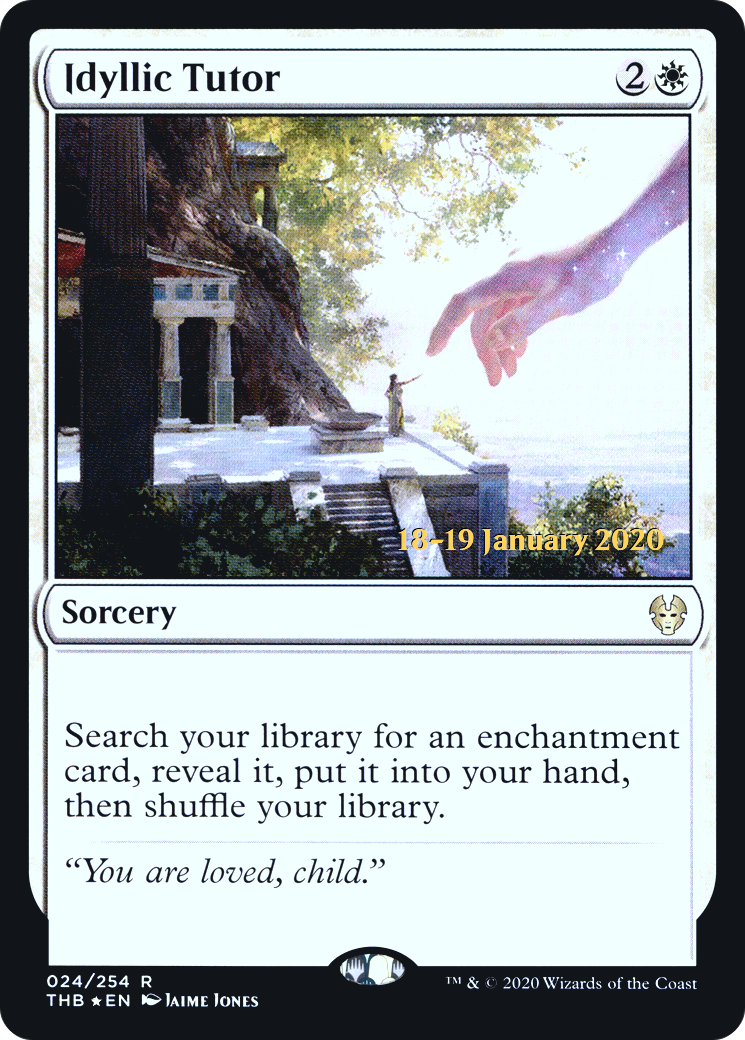 Idyllic Tutor (PRE-024) [Theros Beyond Death Promos] Foil MTG Single Wizards of the Coast