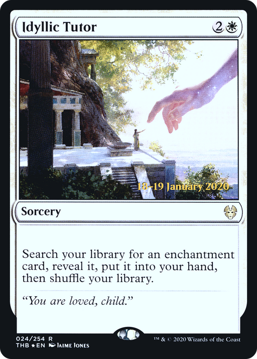 Idyllic Tutor (PRE-024) [Theros Beyond Death Promos] Foil MTG Single Wizards of the Coast