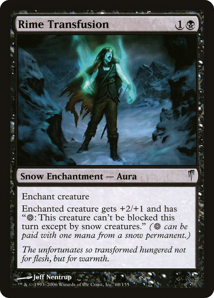 Rime Transfusion (CSP-068) [Coldsnap] MTG Single Wizards of the Coast