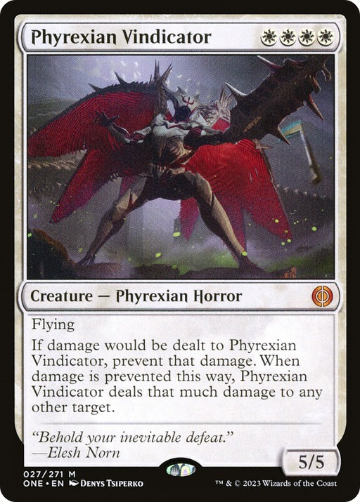 Phyrexian Vindicator (ONE-027) [Phyrexia: All Will Be One] MTG Single Wizards of the Coast