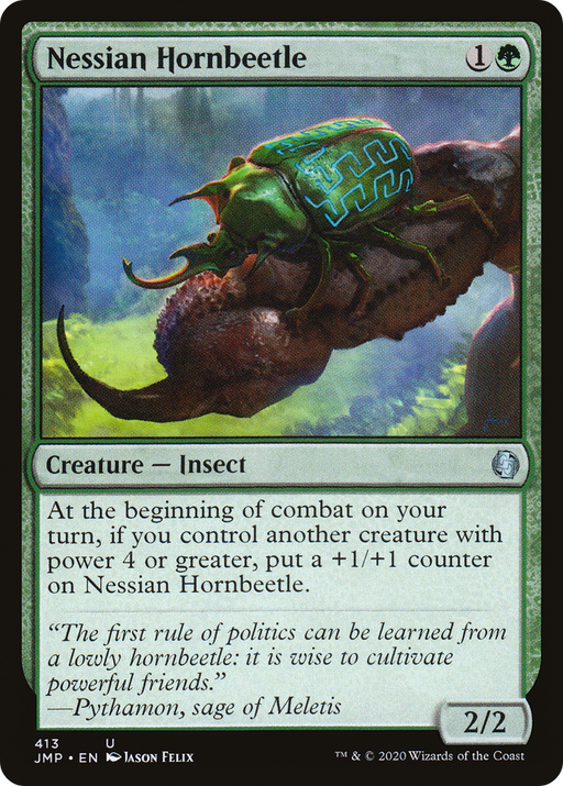 Nessian Hornbeetle (JMP-413) [Jumpstart] MTG Single Wizards of the Coast