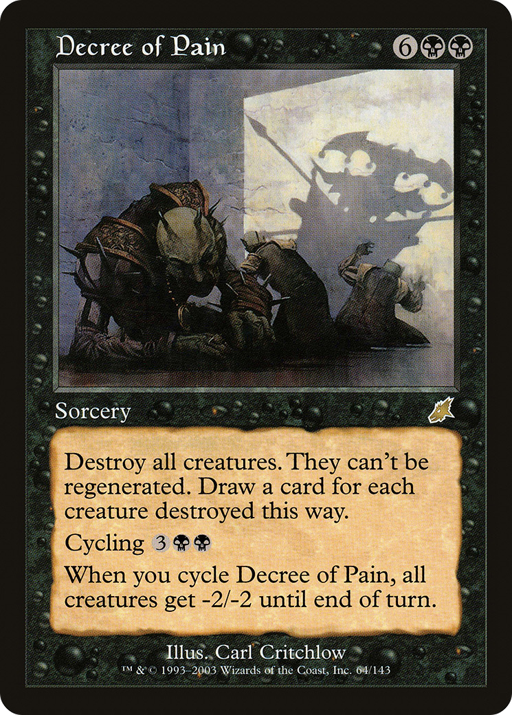 Decree of Pain (SCG-064) [Scourge] Foil MTG Single Wizards of the Coast