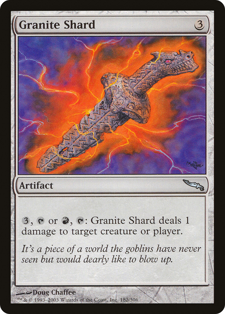 Granite Shard (MRD-182) [Mirrodin] MTG Single Wizards of the Coast