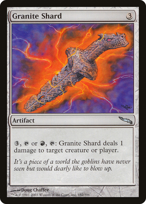 Granite Shard (MRD-182) [Mirrodin] MTG Single Wizards of the Coast