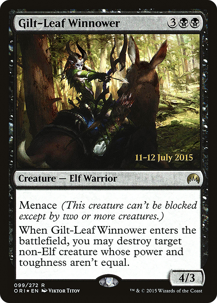 Gilt-Leaf Winnower (PRE-099) [Magic Origins Promos] Foil MTG Single Wizards of the Coast