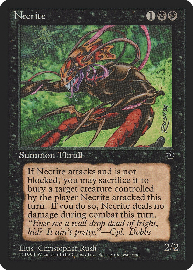 Necrite (FEM-41B) [Fallen Empires] MTG Single Wizards of the Coast